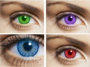 Цветные контактные линзы 1